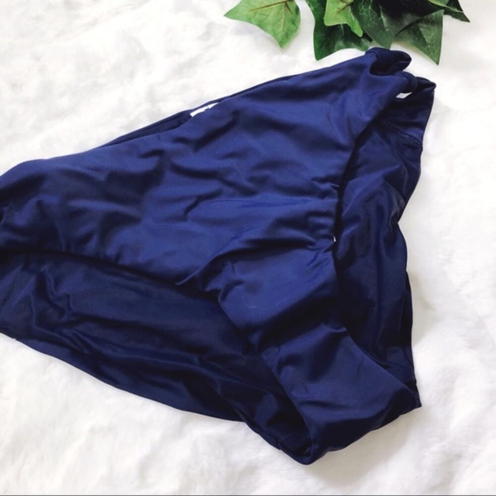 LOFT Blue Beach Knotted Hipster Bikini Bottom - Picture 8 of 8